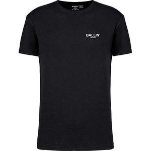 Heren Tee SS met Ballin Est 2013 Backprint Dope Shirt Print - Zwart