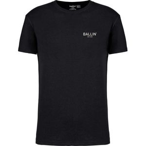 Heren Tee SS met Ballin Est 2013 Backprint Bfts Shirt Print - Zwart