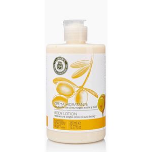 Bio Hydraterende lichaam crème met extra vierge olijfolie en honing 360ml