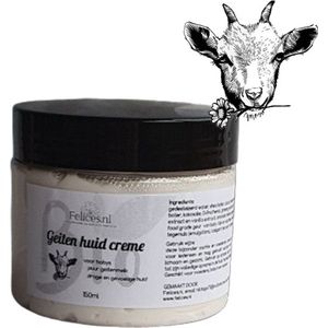 Biologische handgemaakte geitenmelk huid creme - droge geïrriteerde huid - baby´s 150ml
