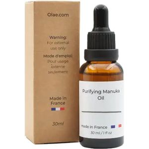 Manuka-olie 3% met bakuchiol, astaxanthine en squalaan serum - ontgift - verjongt - vermindert irritatie 30ml