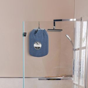 Reismonkey reis toilettas 360 donkerblauw - Hangend met draaibare haak - Dames & Heren - Waterafstotend - Lichtgewicht
