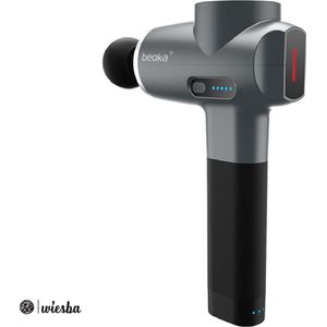 Beoka ® S6 Massage Gun PRO - Professioneel Massage Pistool - Sport en Relax Massage Apparaat - Zwart Massagepistool - Inclusief Koffer - Wiesba