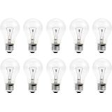 Gloeilamp - 100W - Grote Fitting E27 - 10 Stuks - Warm Wit Licht 2700K