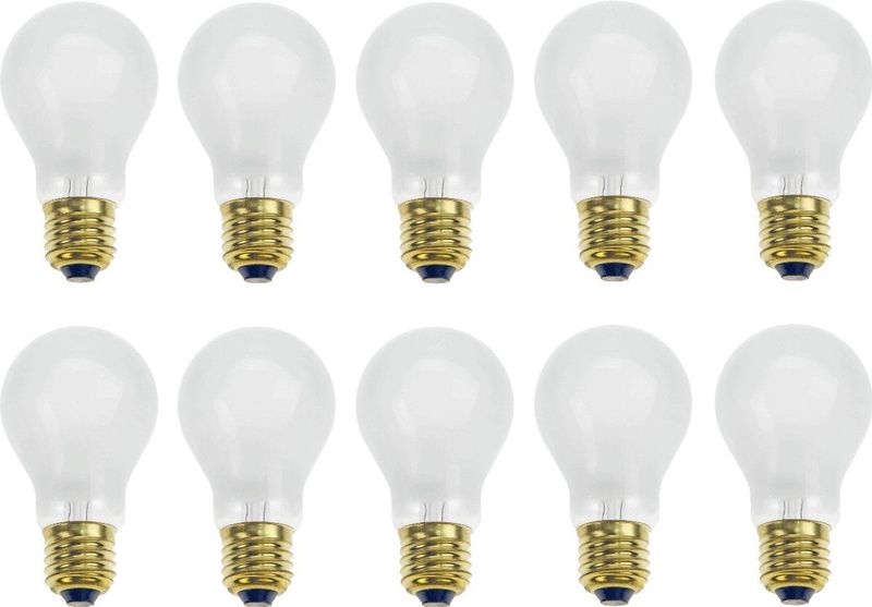 Gloeilamp - Mat - Grote fitting E27 - Standaardlamp - 200W - 65mm