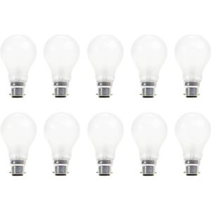 Gloeilamp | Bajonetfitting B22d | Standaardlamp | Mat | 60mm | 15W