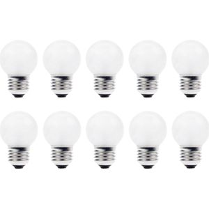 Gloeilamp - Kogellamp - Warm Wit - E27 - 40W - Matte Afwerking