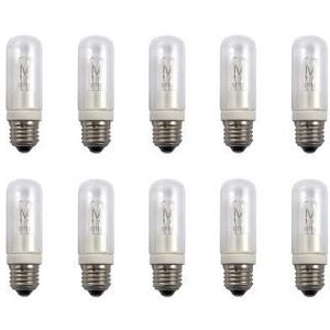 10x Halogeen  Halolux Ceram | Grote fitting E27 Dimbaar | 150W