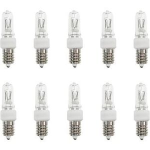 Halogeenlamp | Kleine fitting E14 | Buislamp | Helder | 21mm | 150W