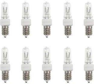 10x Halogeen Buislamp Halolux Ceram | Kleine fitting E14 Dimbaar | 130W