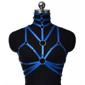 Straps - lingerie - body - harnas - blauw