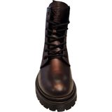 Bridge - Dames Laarzen - Brons - Leer - Uitneembaar Voetbed