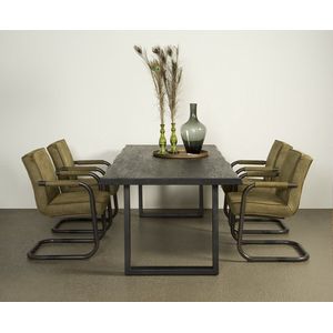 Tower living Ultimo Live-edge dining table 180x90 - top 5