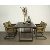 Tower living Ultimo Live-edge dining table 160x90 - top 5