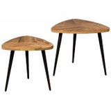 Tower living Viola triangle set of 2 coffeetable 60/50 - natural