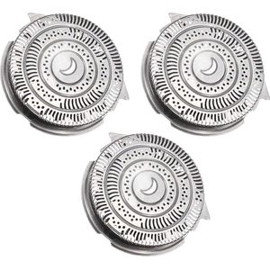 3 Scheerkoppen geschikt voor Philips hq9/50 – Scheerkoppen set – Scheer opzetkoppen - Shaving blades – 3 stuks