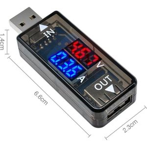 Usb tester - Spanning en Stroom meting - 2-in-1 USB poort tester