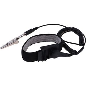 Antistatische armband - PU - Zwart - ESD polsband - Statische elektriciteit - Electronica
