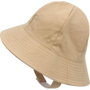 GoudenGracht Bucket Hat - Zonnehoedje baby - Baby hoedje - Zonnehoed kind - Zomer 2023 - Khaki