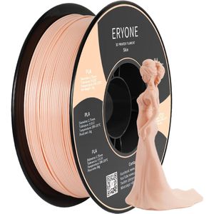 Eryone - Skin color - PLA Filament - 1.75mm 1kg - Voor 3D Printer en 3D Pen - Huidskleur