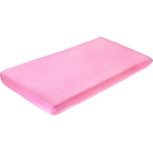 Sensillo Baby Frotté Badstof Hoeslaken Ledikant - 60x120cm - Roze