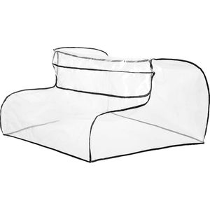 Regenhoes voor Duo Kinderwagen Universeel - Regendekking Kinderwagens - Tweeling kinderwagen - Twin kinderwagen - Reiswieg