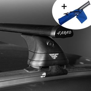 Dakdragers geschikt voor Bmw X5 (F15) SUV 2014 t/m 2018 - Staal - inclusief dakdrager opbergtas