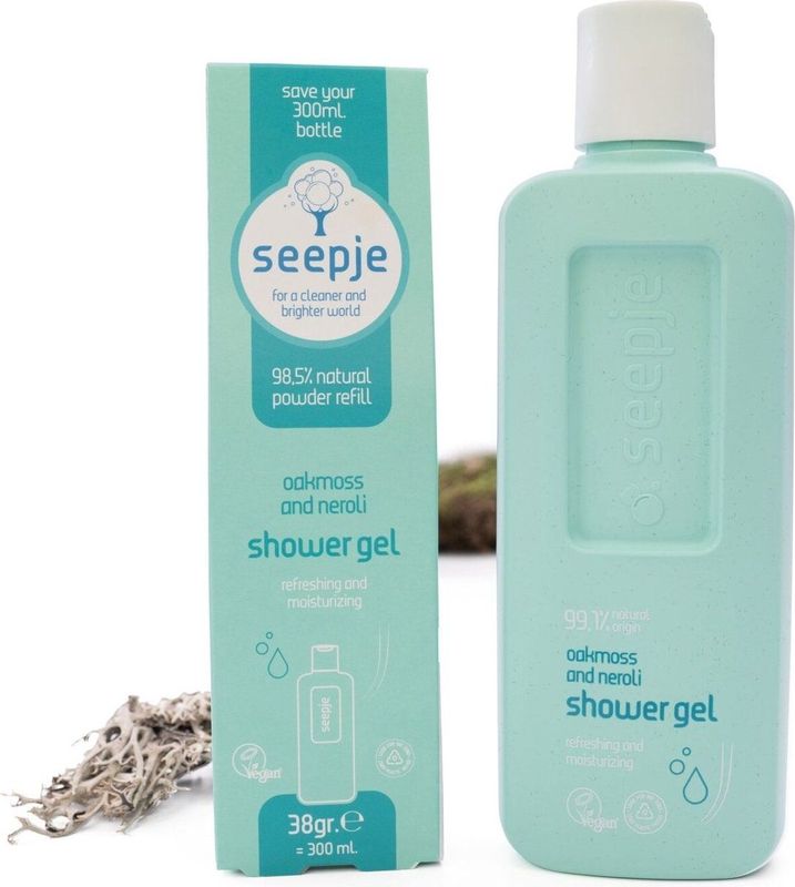 Seepje Eikenmos en Neroli Douchegel + Navulling Pakket