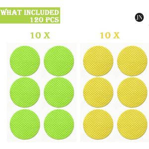 120 diverse anti Muggen stickers - JN anti muggensticker - Muggenpleister - Muggenpleisters - Anti muggen pleisters - Mosquito - Mosquitos - Stickers Mosquito - Mint - Citronella - Citronella sticker - antimuggensticker
