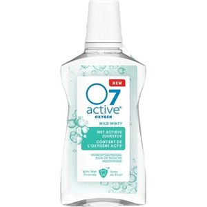 O7 Active Mondspoelmiddel Mild Minty - 500 ml