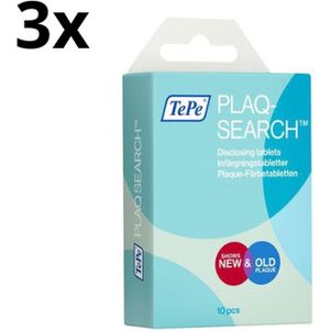 3x Tepe Plaqsearch Tabletten - 10 stuks - Voordeelverpakking