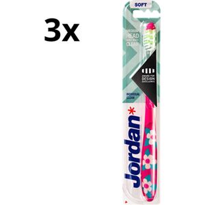 3x Jordan Tandenborstel Individual Clean Soft - Voordeelverpakking