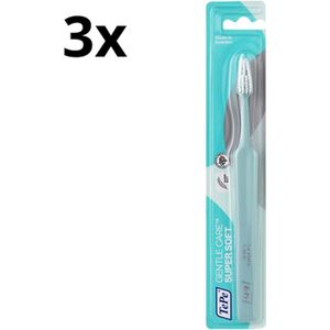 3x TePe Gentle Care Tandenborstel - Super Soft - Voordeelverpakking
