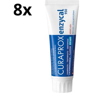 8x Curaprox Enzycal 950 Tandpasta - Voordeelverpakking