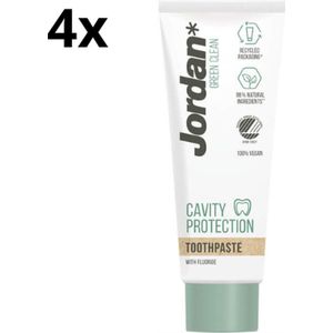 Jordan Tandpasta Green Clean Cavity Protection - 4 x 75 ml - Voordeelverpakking