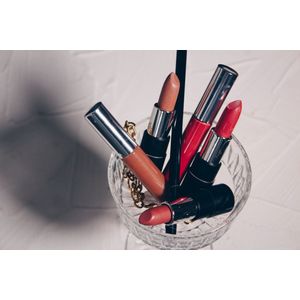 PAVÈZ NUDE ORGANIC LIP COLLECTION - 3 x Lipsticks, 1 x Lip gloss & 1 x Lip pencil