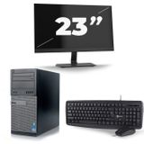 Dell Optiplex 790 Desktop - Intel Core i7-2e Generatie - 8GB RAM - 240GB SSD - Windows 10 + 1x 23 inch Monitor Zichtbaar gebruikt