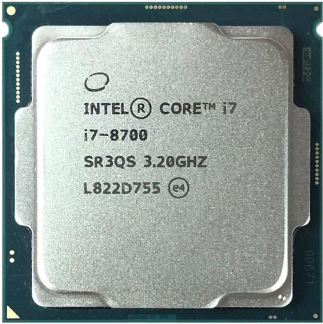 Intel Core i7-8700 - Processor - 6 Cores - 12 Threads