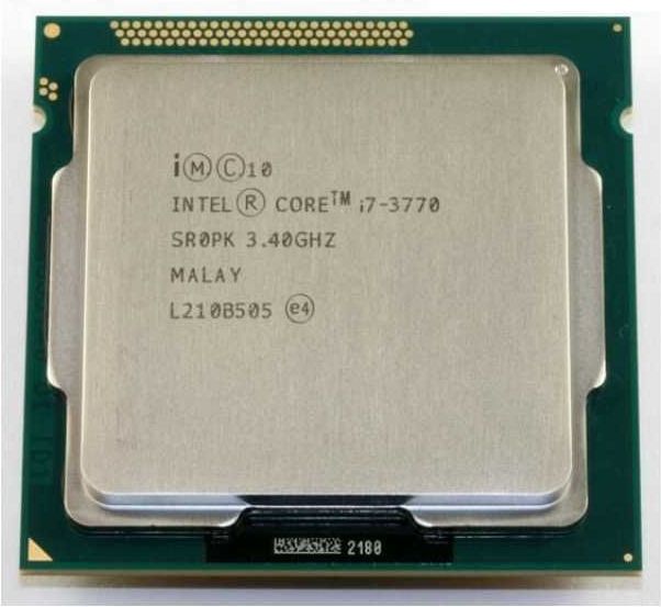 Intel Core i7-3770 - Processor - 3,4 GHz - 4 Cores - 8 Threads - 77 Watt TDP