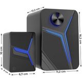 2.1 Speakers + Bluetooth Nieuw