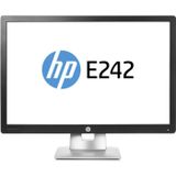 HP E242 - 24 inch - 1920x1200 - DP - HDMI - VGA - Zwart Zo goed als nieuw