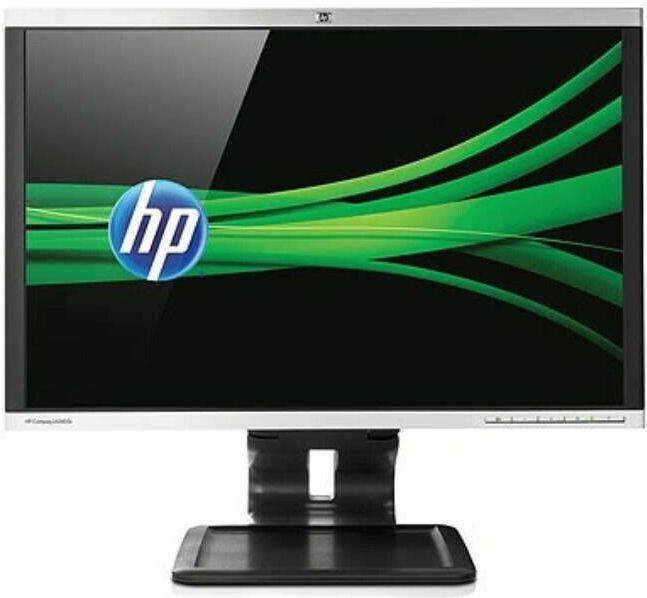 HP Compaq LA2405x - 24 inch - 1920x1200 - DP - DVI - VGA - Grijs Zichtbaar gebruikt