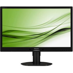 Philips 241B4LPYCB - 24 inch - 1920x1080 - DP - DVI - VGA - Zwart Zo goed als nieuw