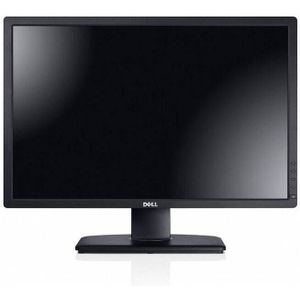 Dell u2412mc zwart - 24 inch - 1920x1200 - DP - DVI - VGA - Zwart Zichtbaar gebruikt