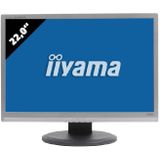 iiyama B2206WS Zilver - 22 inch - 1680x1050 - DVI - VGA - Zilver Zichtbaar gebruikt