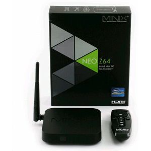 Minix NEO Z64 Mediaspeler - Mini TV Box PC for Android - Intel Atom Z3735 (64-Bit) - 32GB SSD - 2GB RAM - met KODI ( Nieuw in doos )