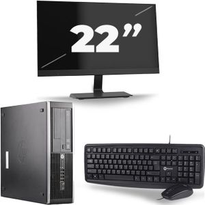 HP Compaq 8200 Elite USFF - Intel Core i3-2e Generatie - 8GB RAM - 120GB SSD - Windows 10 + 1x 22 inch Monitor