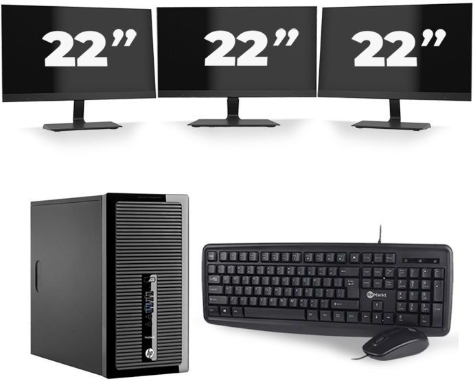 HP EliteDesk 800 G5 USFF - Intel Core i5-9e Generatie - 16GB RAM - 256GB SSD - Windows 11 Nette Staat