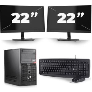 Dell Latitude 5410 - Intel Core i7-10e Generatie - 14 inch - 16GB RAM - 256GB SSD - Windows 11 + 2x 23 inch Monitor Zichtbaar gebruikt