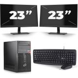 Dell Latitude 5410 - Intel Core i7-10e Generatie - 14 inch - 16GB RAM - 256GB SSD - Windows 11 + 2x 24 inch Monitor Zichtbaar gebruikt